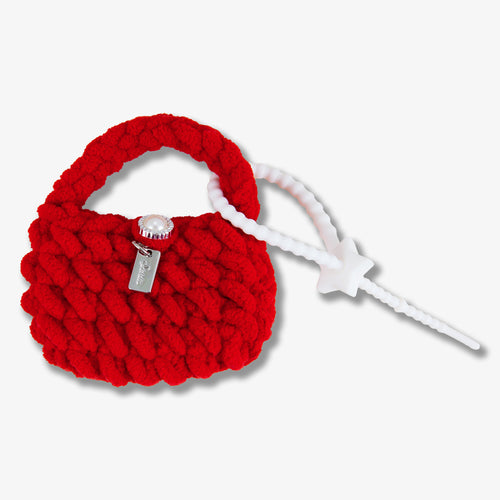 Knit Earbud / AirPods® Pouch - Red