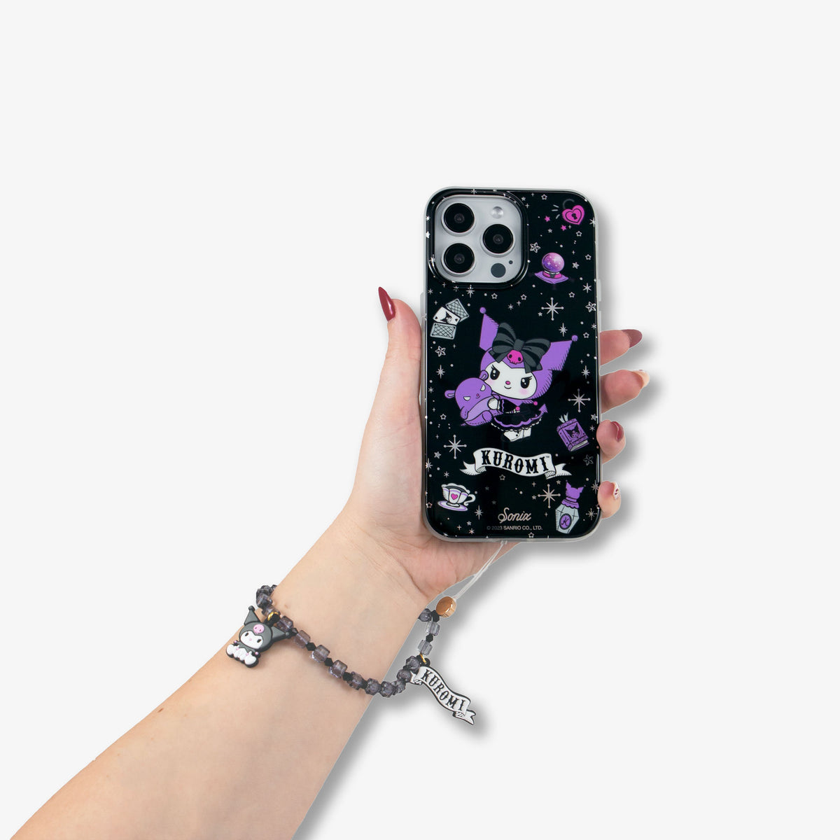 Beaded Wristlet with Charm - Kuromi™