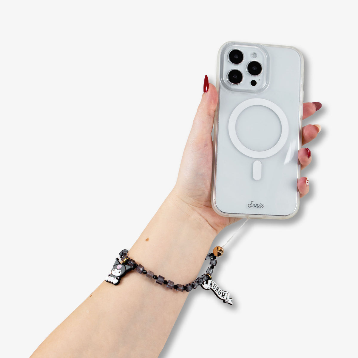 Beaded Wristlet with Charm - Kuromi™