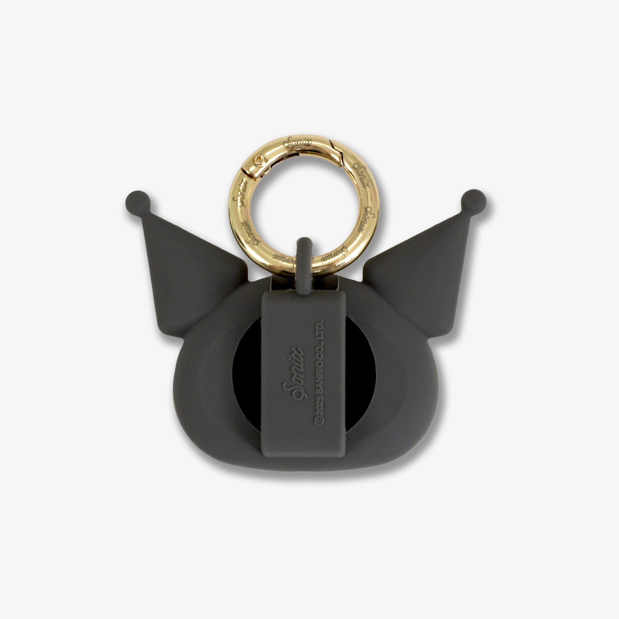 Silicone AirTag® Cover with Carabiner Keyring - Kuromi™