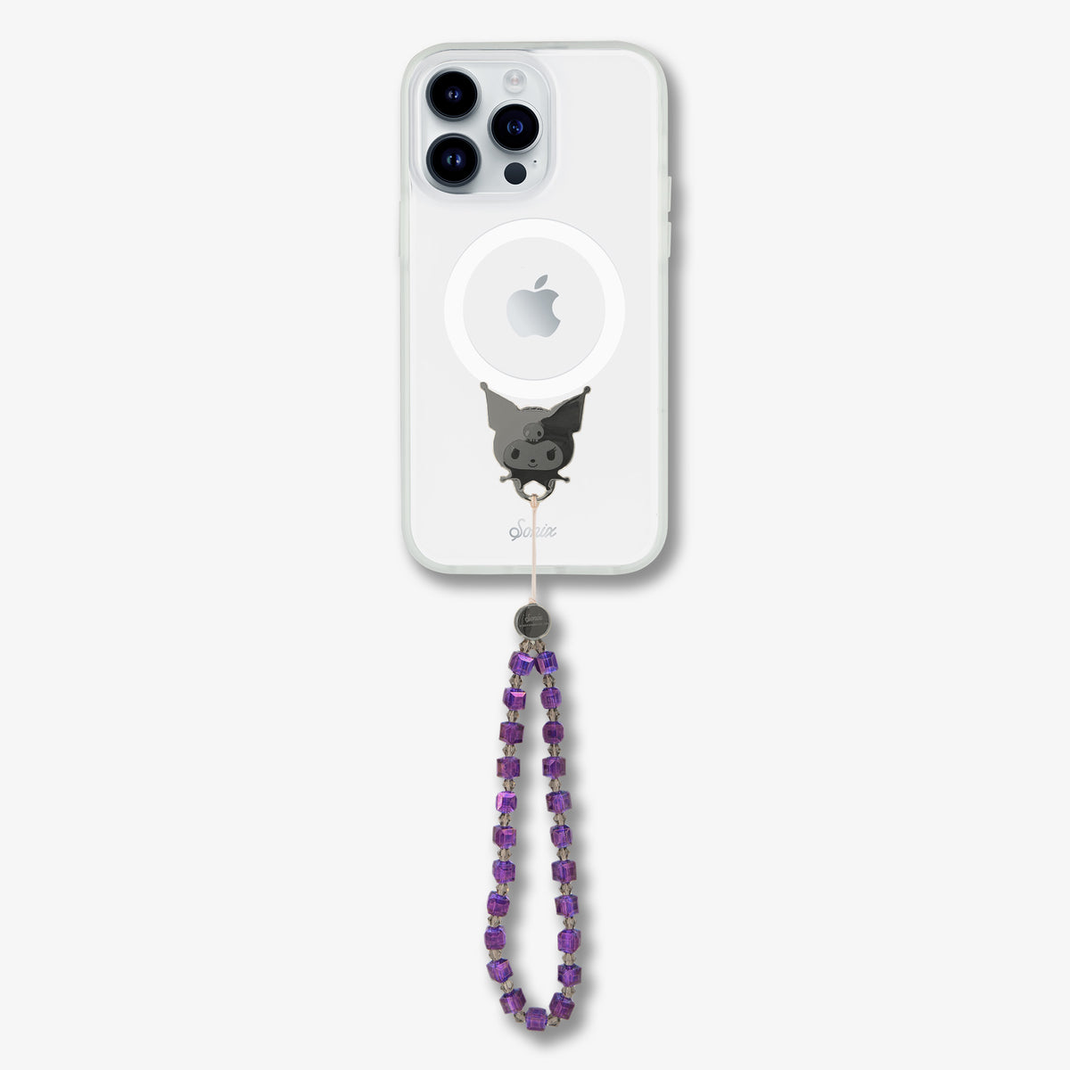 Adhesive Beaded Wristlet - Kuromi™