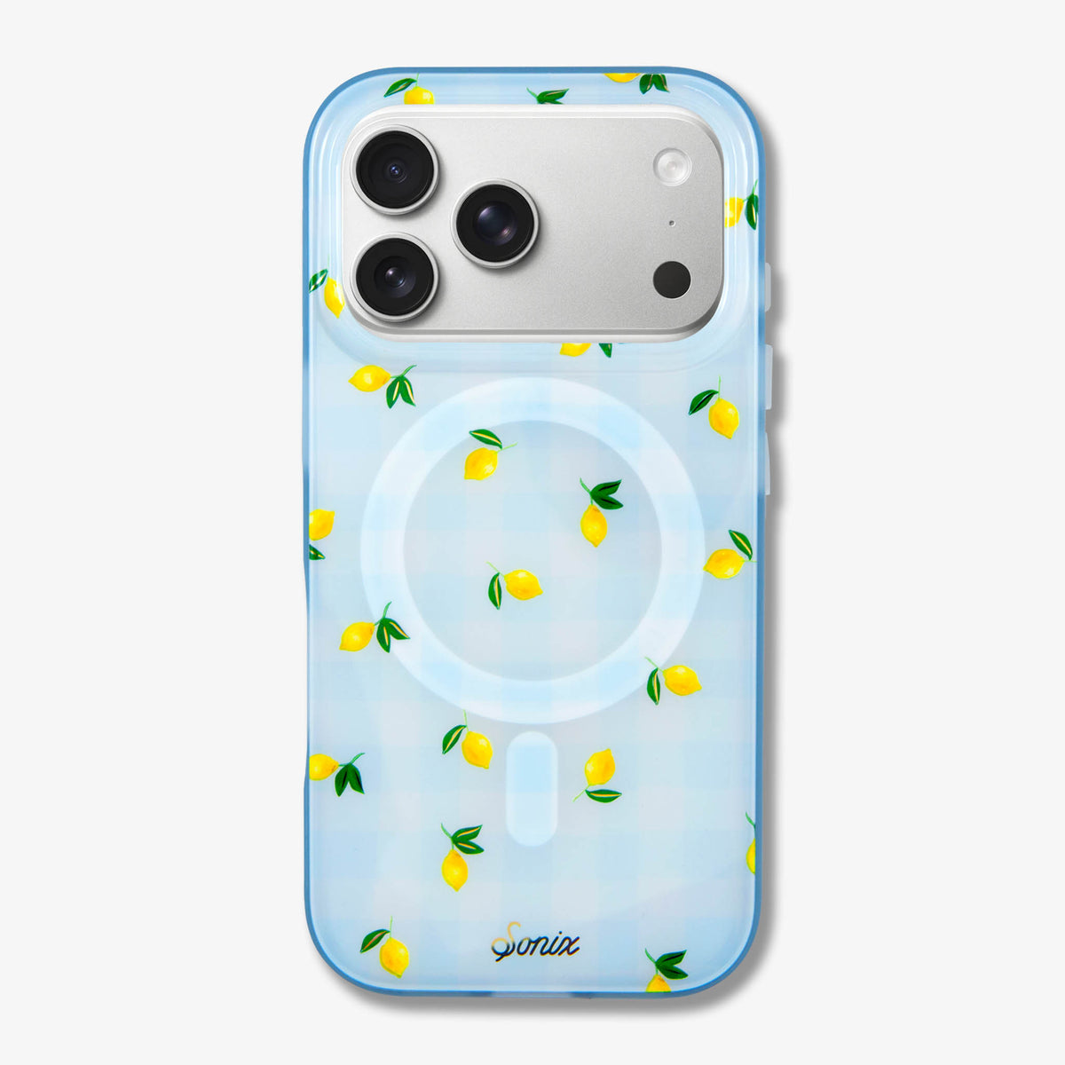 Lemon Gingham MagSafe® Compatible iPhone Case Lemon Gingham MagSafe® Compatible iPhone Case
