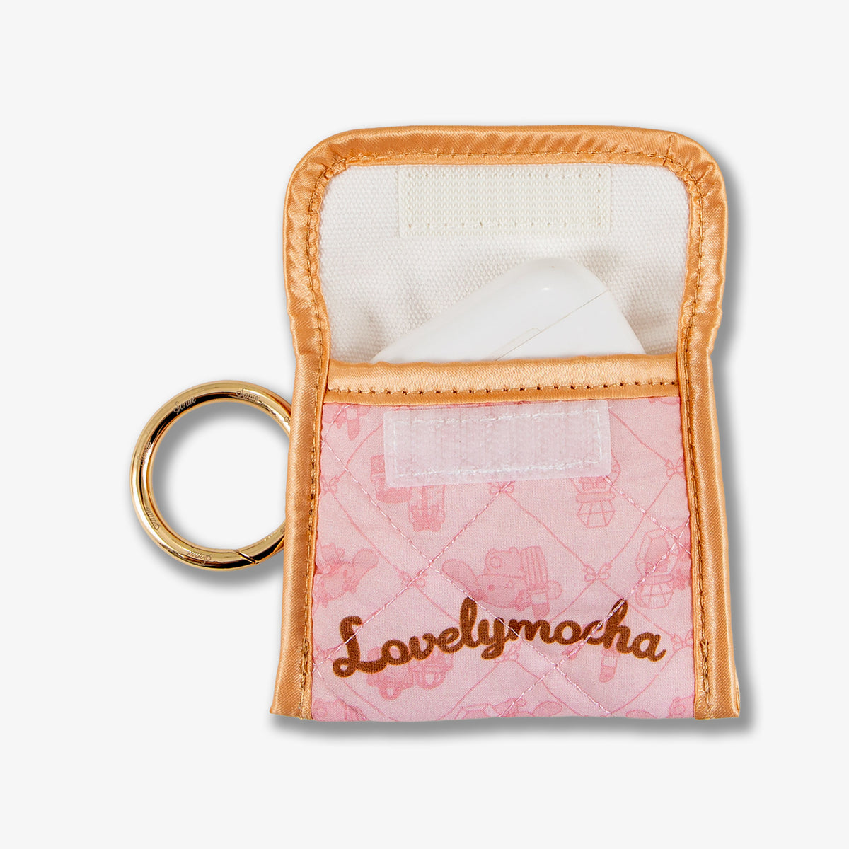 Lovelymocha™ Quilted Earbud Pouch