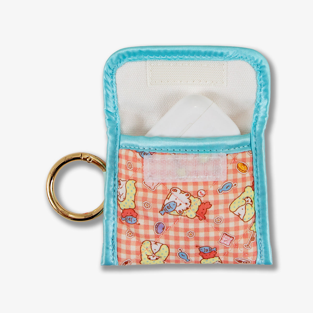 Marumofubiyori™ Quilted Earbud Pouch