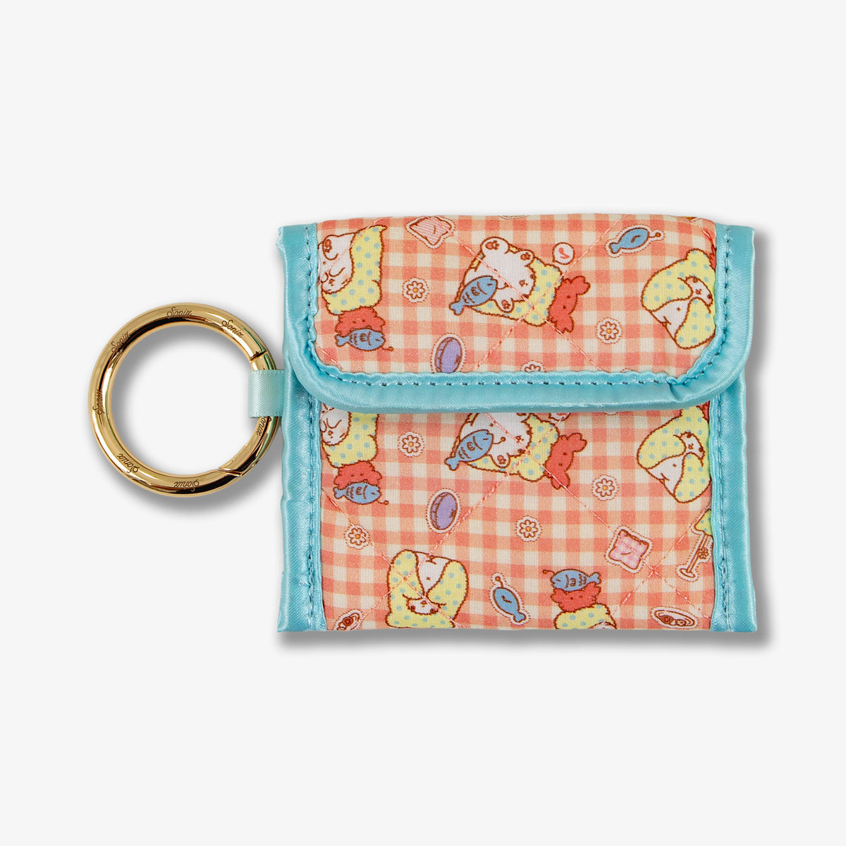 Marumofubiyori™ Quilted Earbud Pouch