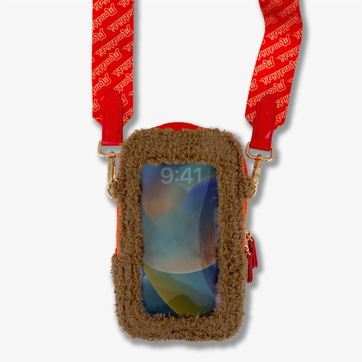 Monchhichi™ Plush Crossbody Phone Wallet - Boy