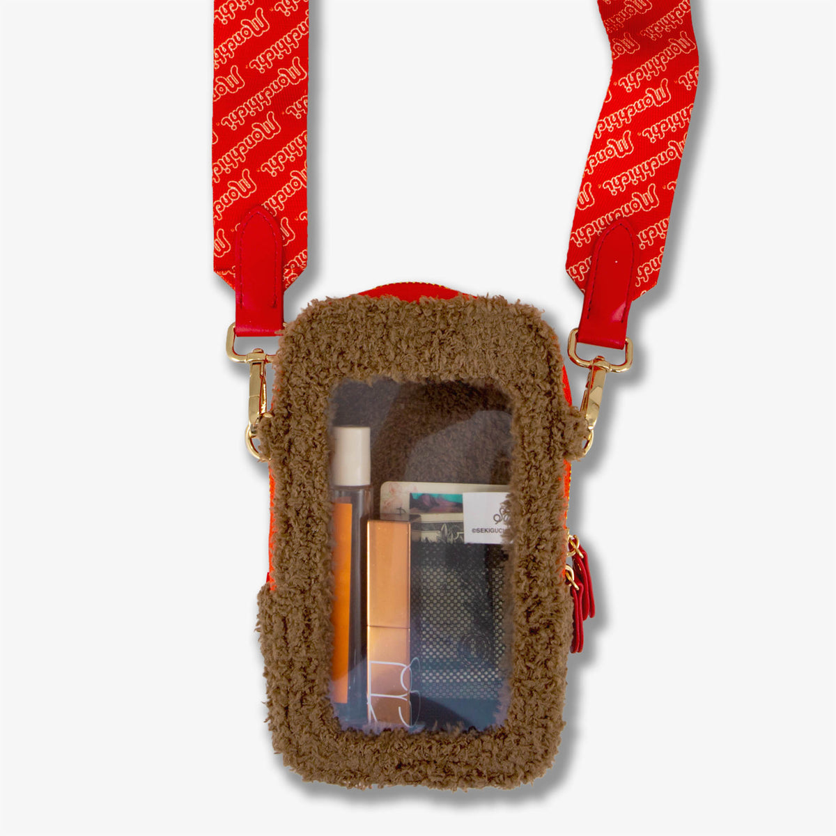 Monchhichi™ Plush Crossbody Phone Wallet - Girl