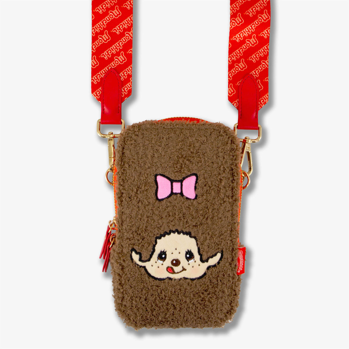 Monchhichi™ Plush Crossbody Phone Wallet - Girl