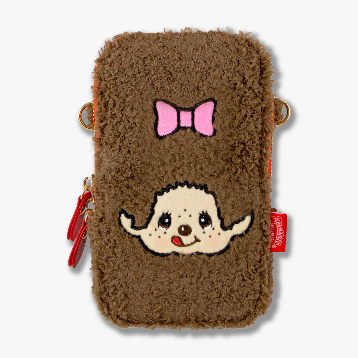 Monchhichi™ Plush Crossbody Phone Wallet - Girl