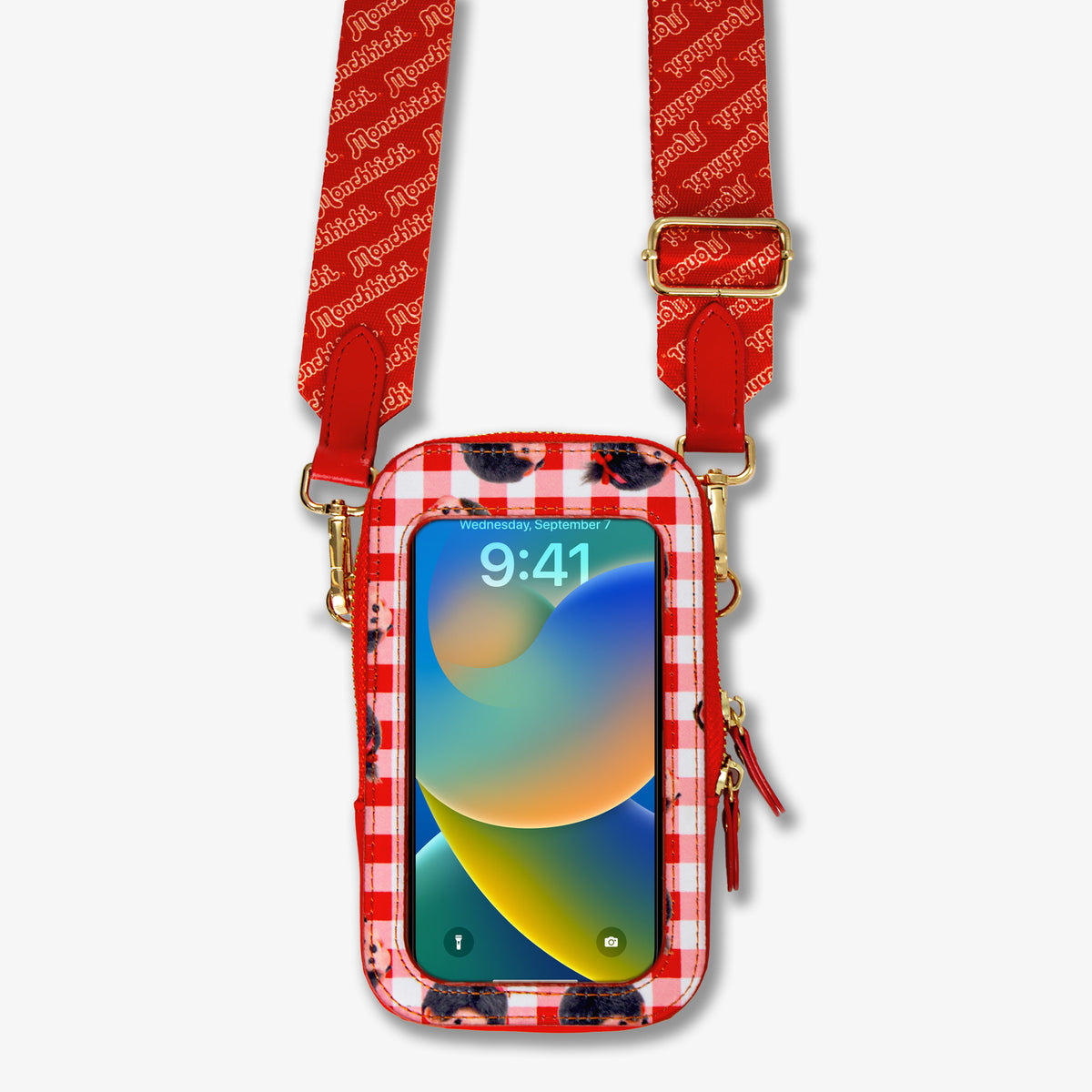Sonix x Monchhichi™ Universal Phone Wallet - Plaid