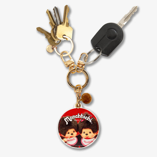 AirTag® Keychain - Monchhichi™ Red