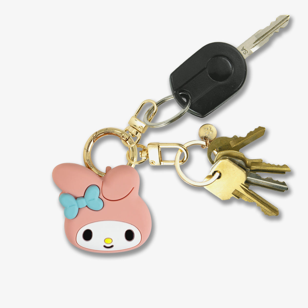 Silicone AirTag® Cover with Carabiner Keyring - My Melody™