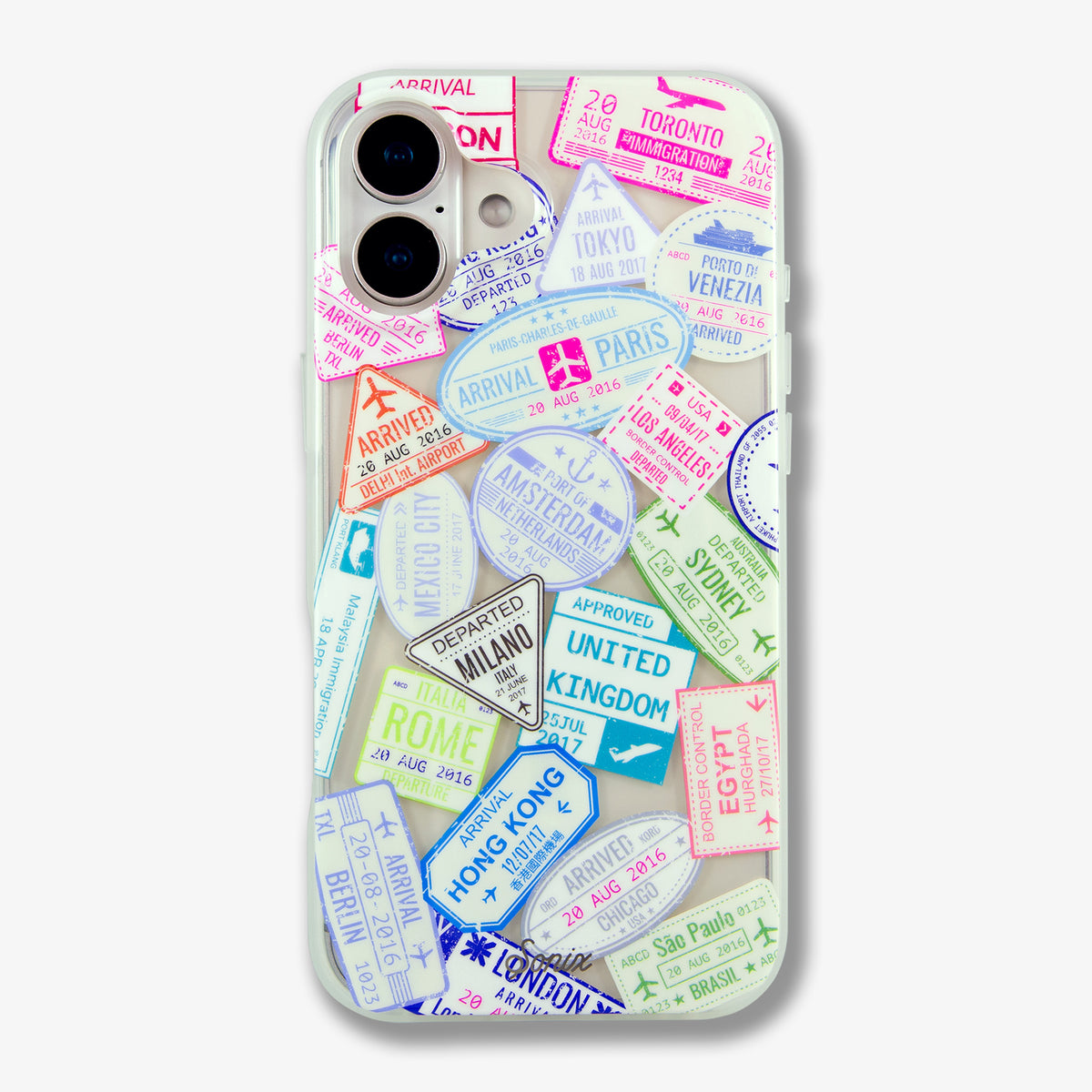 Passport Stamps MagSafe® Compatible iPhone Case Passport Stamps MagSafe® Compatible iPhone Case