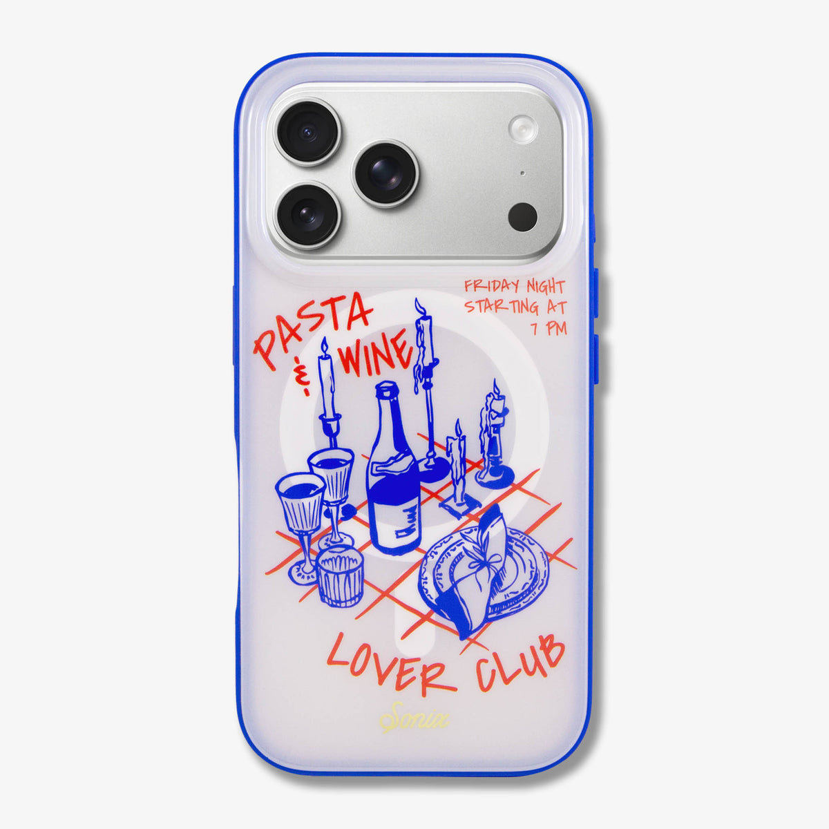 Pasta & Wine MagSafe® Compatible iPhone Case