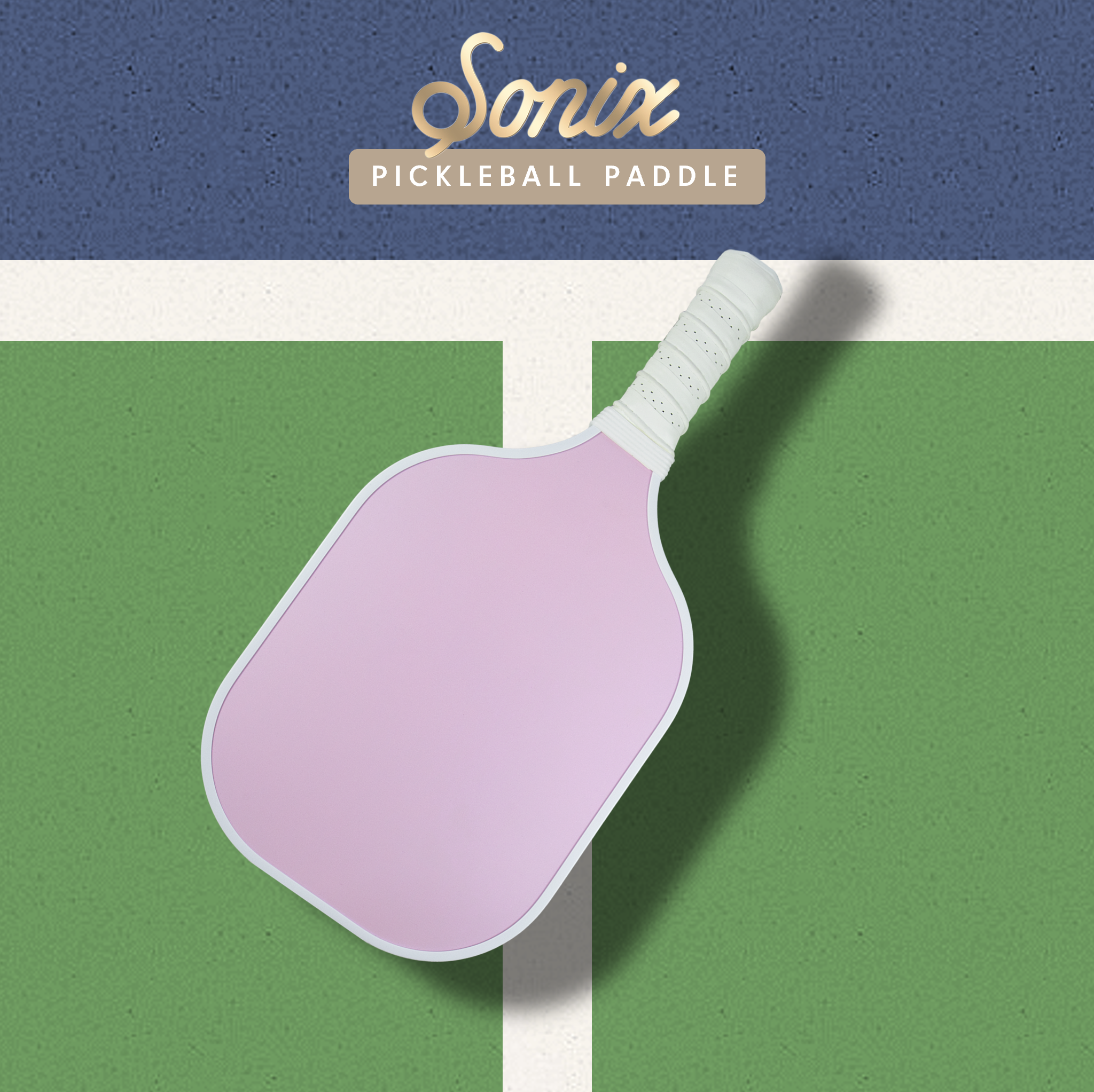 Single Pickleball Paddle - Jelly Pink