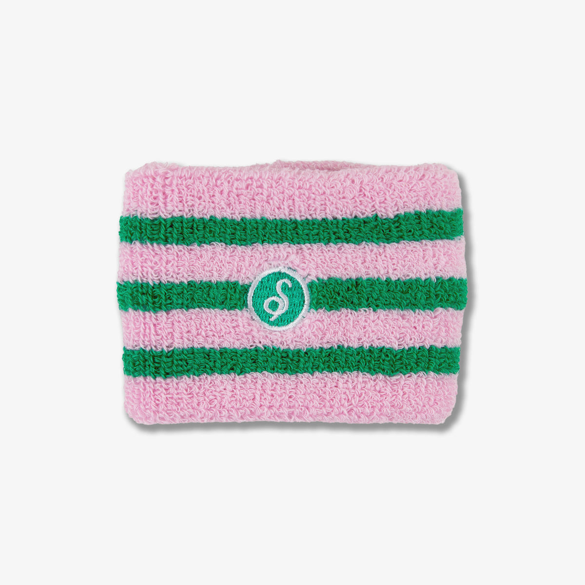 Apple Watch® Sportband - Pink / Green Stripe
