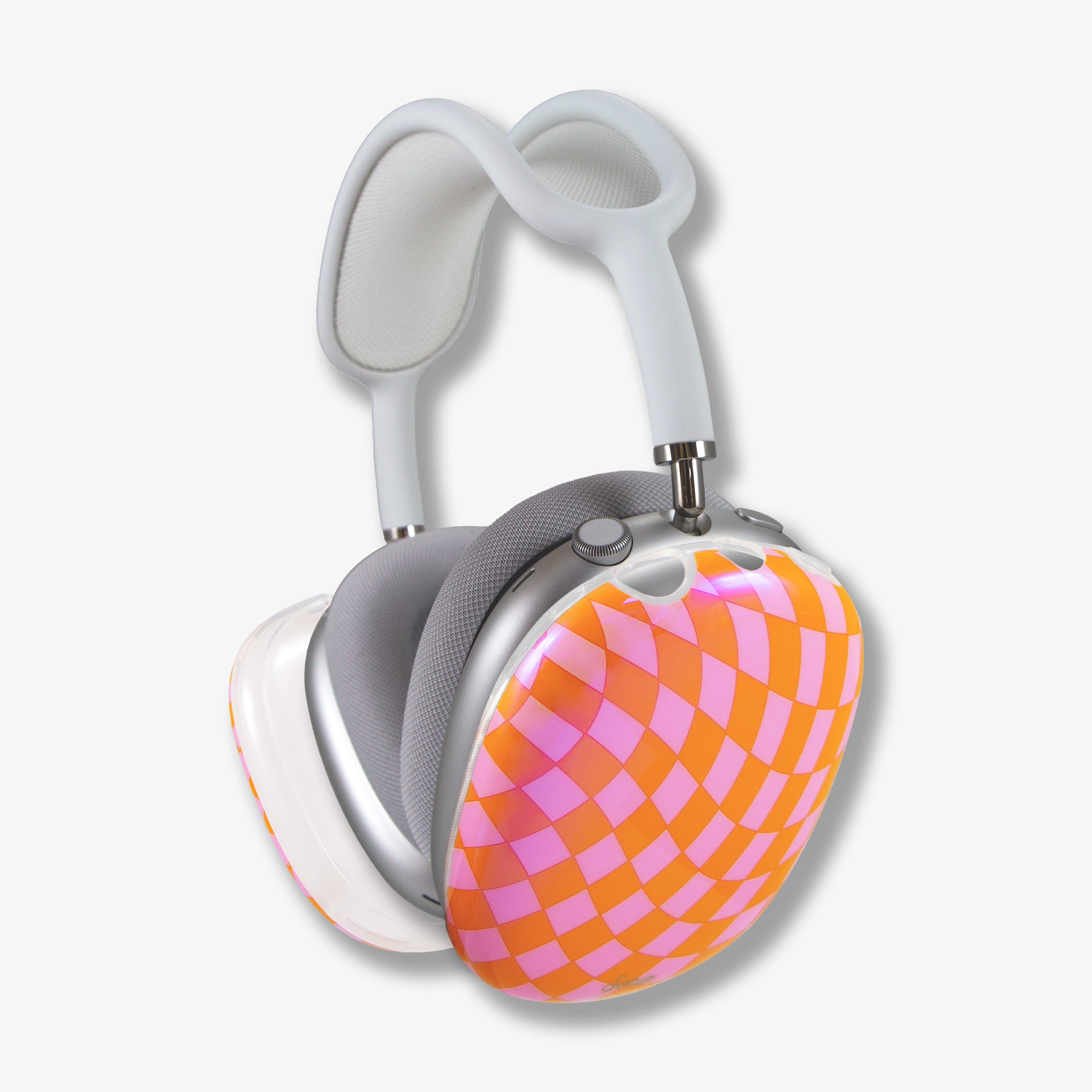 Checkmate Pink/Orange AirPods Max Cover