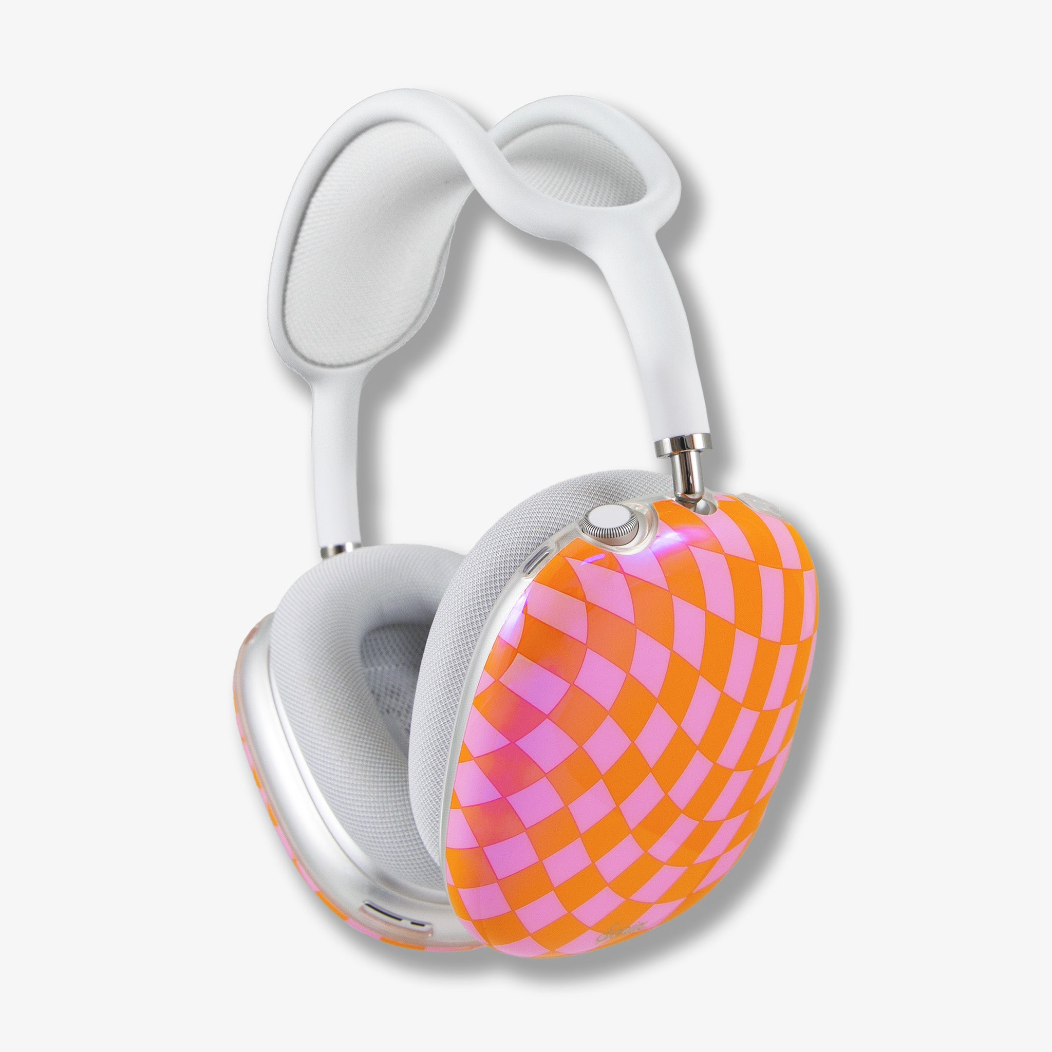 Checkmate Pink/Orange AirPods Max Cover