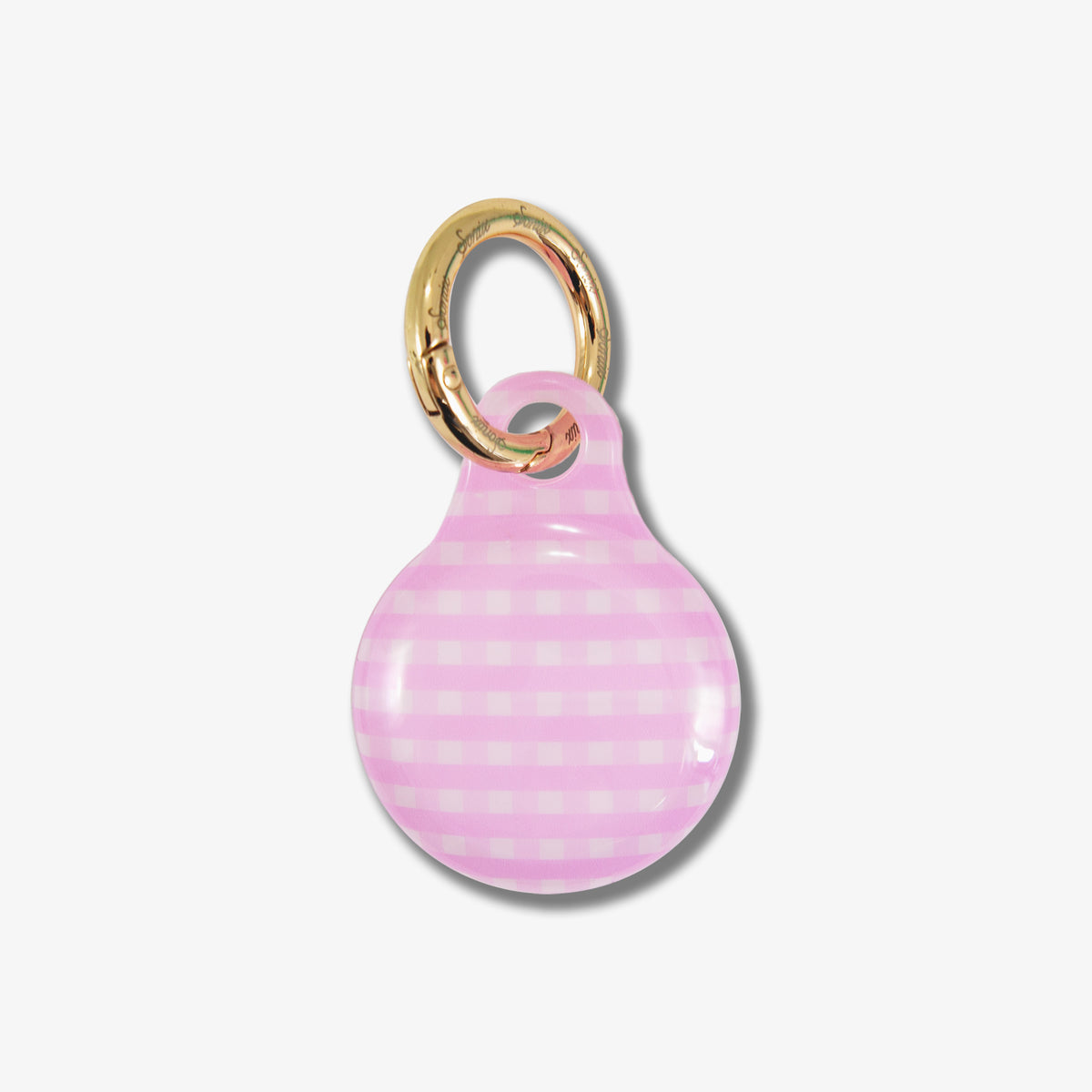 AirTag® Cover - Gingham Pink