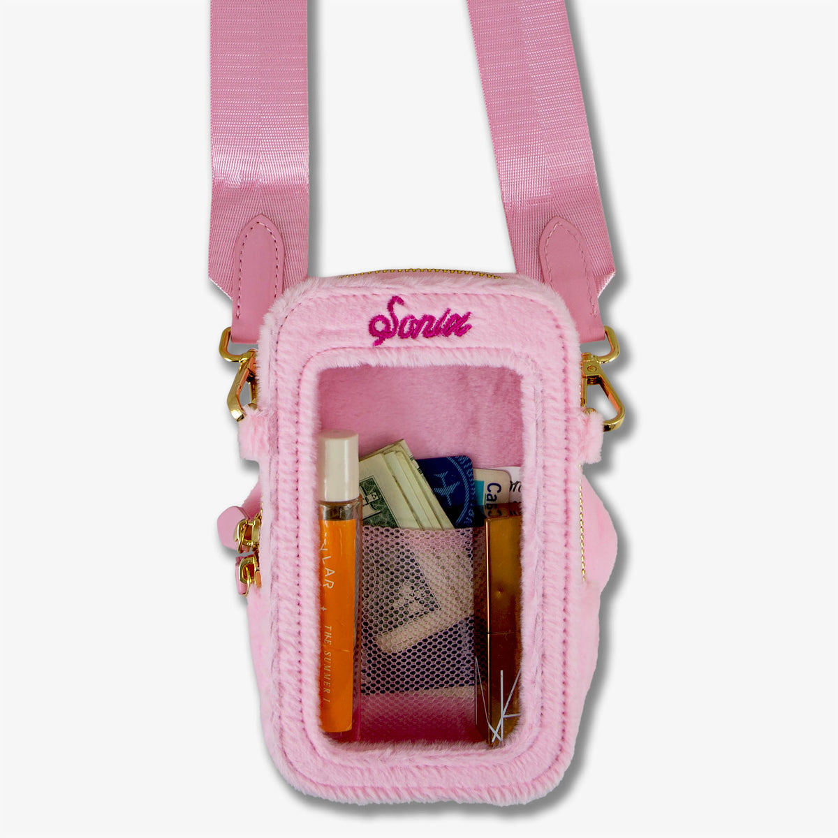 Care Bears™ Plush Crossbody Phone Wallet - Cheer Bear