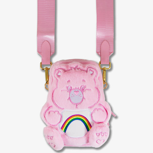 Care Bears™ Plush Crossbody Phone Wallet - Cheer Bear
