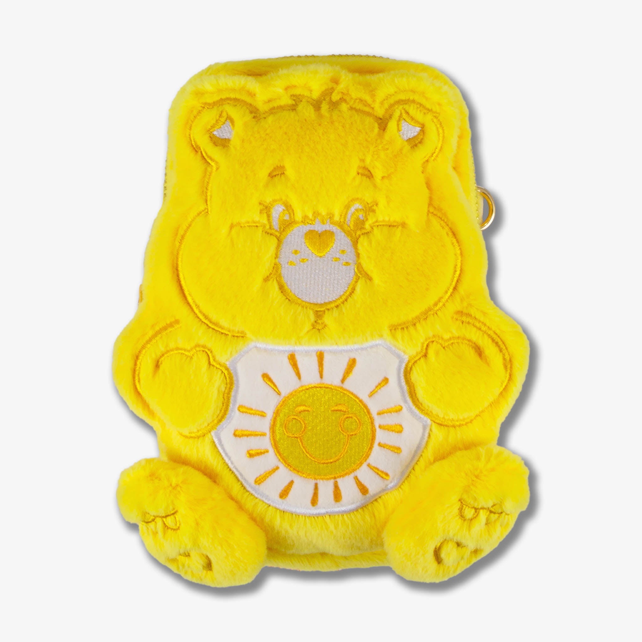 Care Bears™ Plush Crossbody Phone Wallet - Funshine Bear