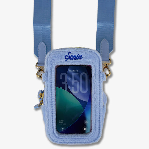 Care Bears™ Plush Crossbody Phone Wallet - Grumpy Bear