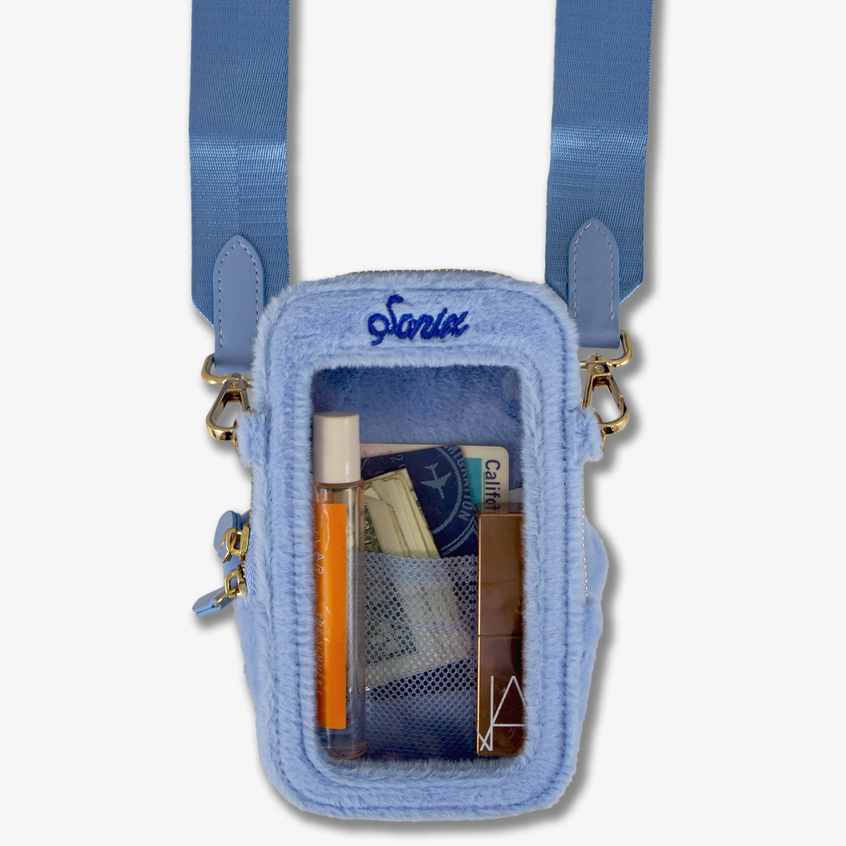 Care Bears™ Plush Crossbody Phone Wallet - Grumpy Bear