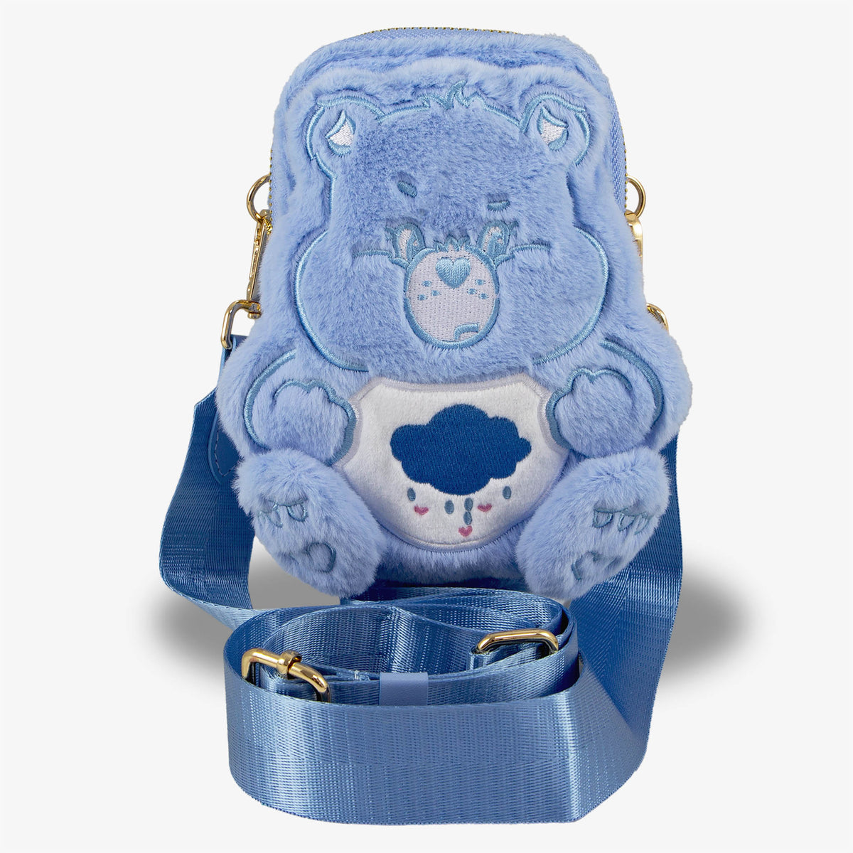 Care Bears™ Plush Crossbody Phone Wallet - Grumpy Bear