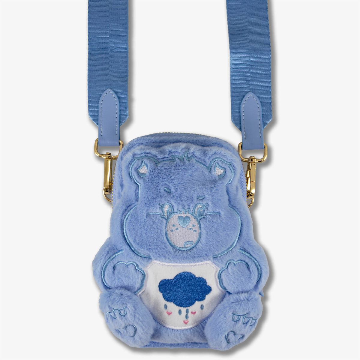 Care Bears™ Plush Crossbody Phone Wallet - Grumpy Bear