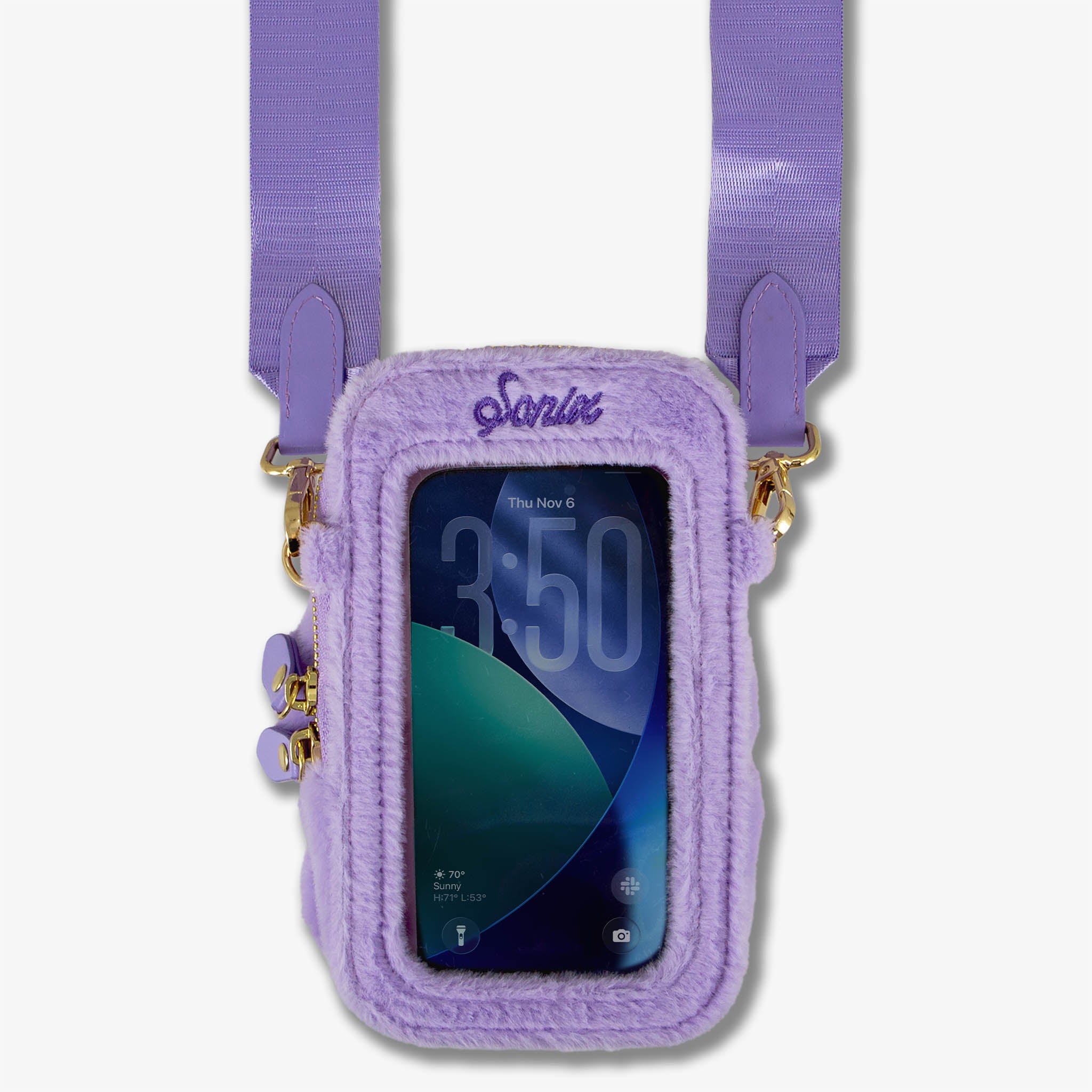 Care Bears™ Plush Crossbody Phone Wallet - Sweet Dreams Bear