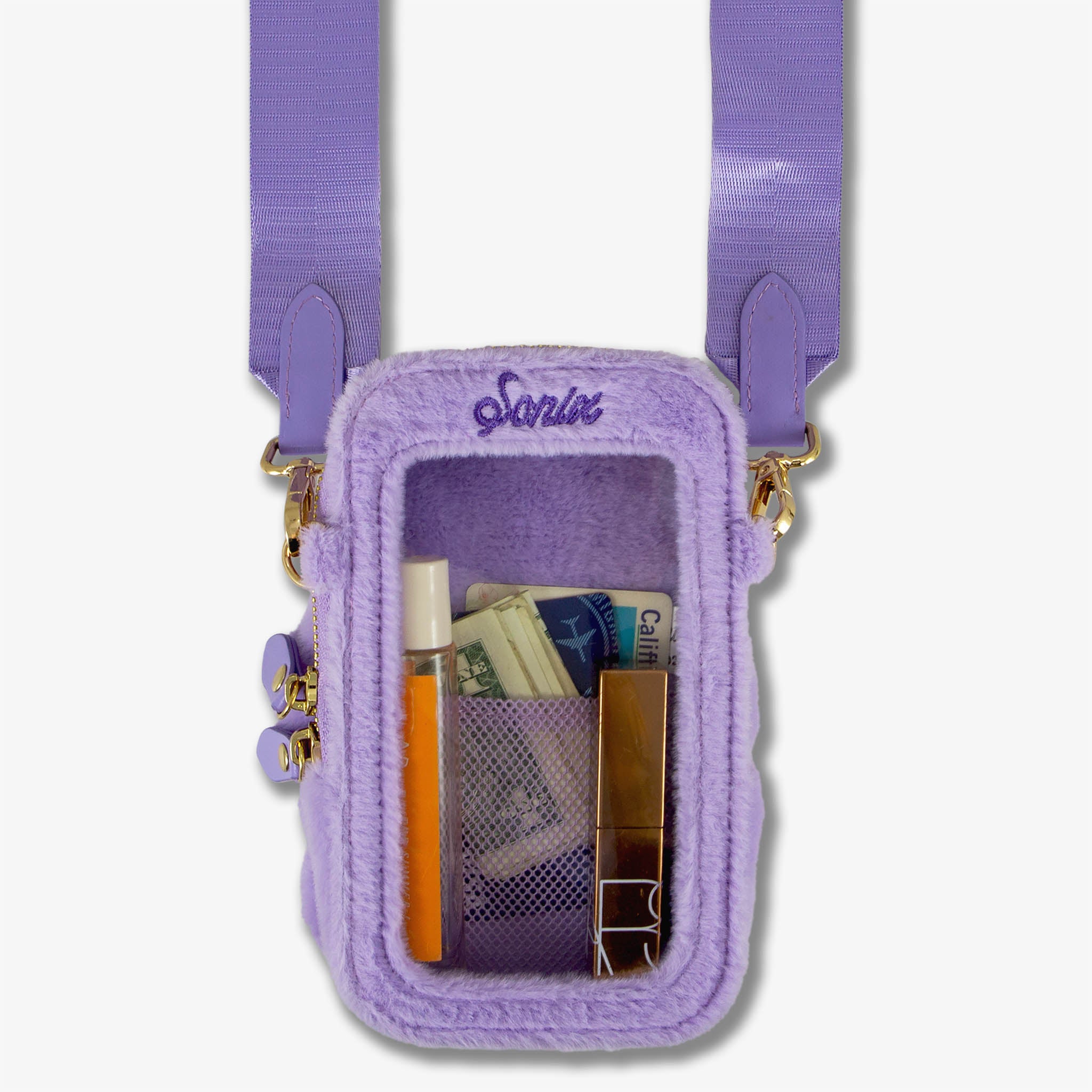 Care Bears™ Plush Crossbody Phone Wallet - Sweet Dreams Bear