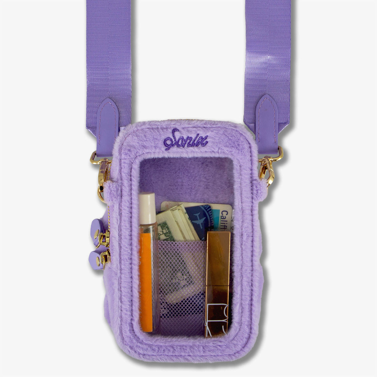 Care Bears™ Plush Crossbody Phone Wallet - Sweet Dreams Bear