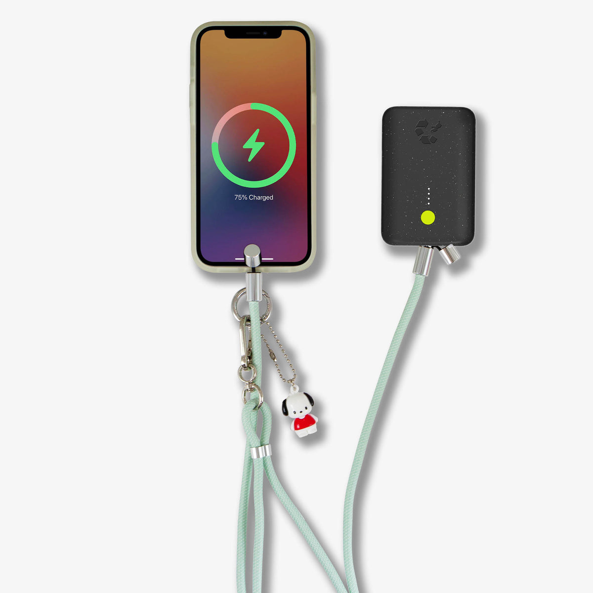 Crossbody Phone Strap with Charging Cord - Pochacco™