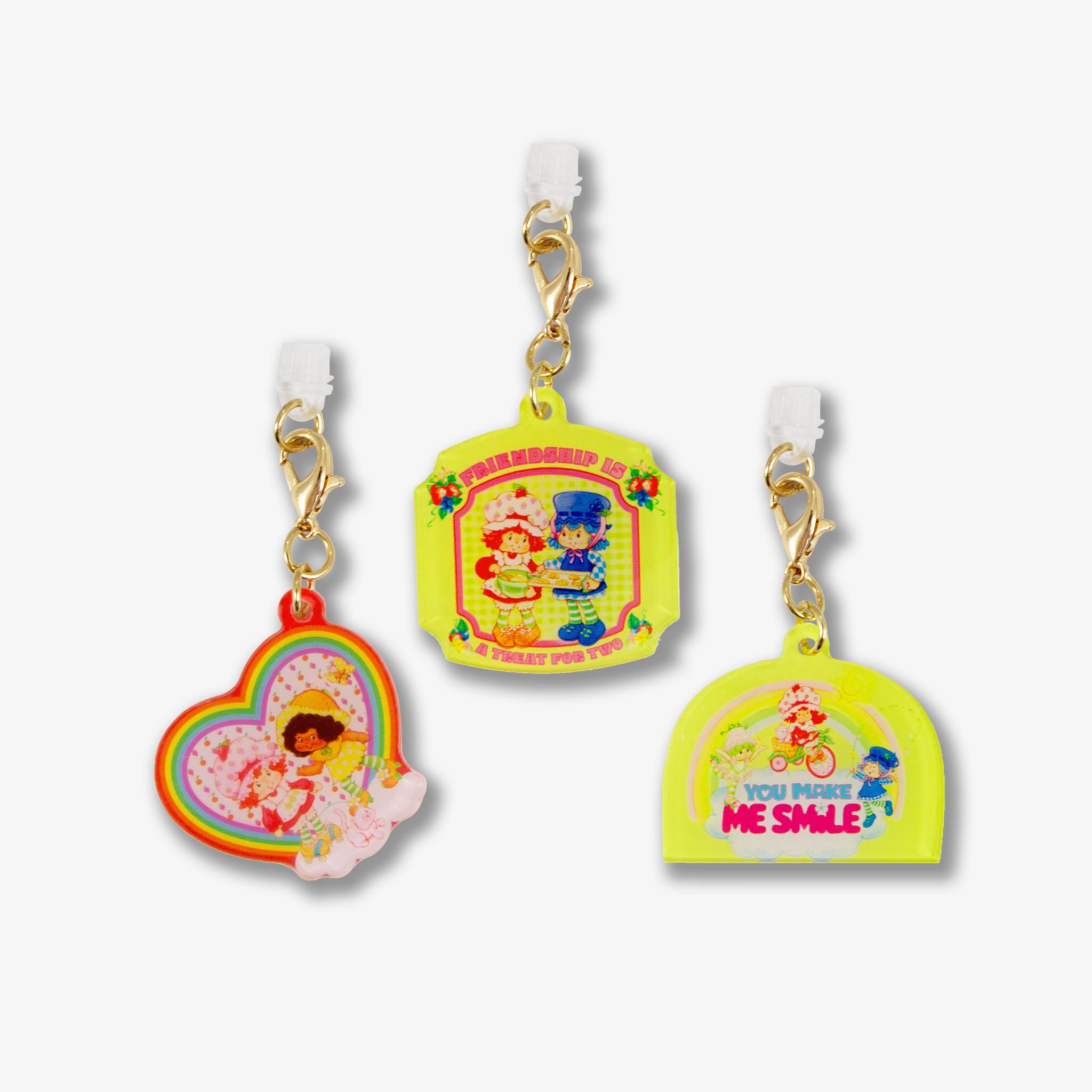 Strawberry Shortcake™ Berry Besties Rainbow Charging Port Charms - 3pk