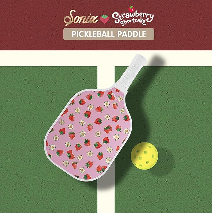 Single Pickleball Paddle - Strawberry Shortcake™ Strawberries