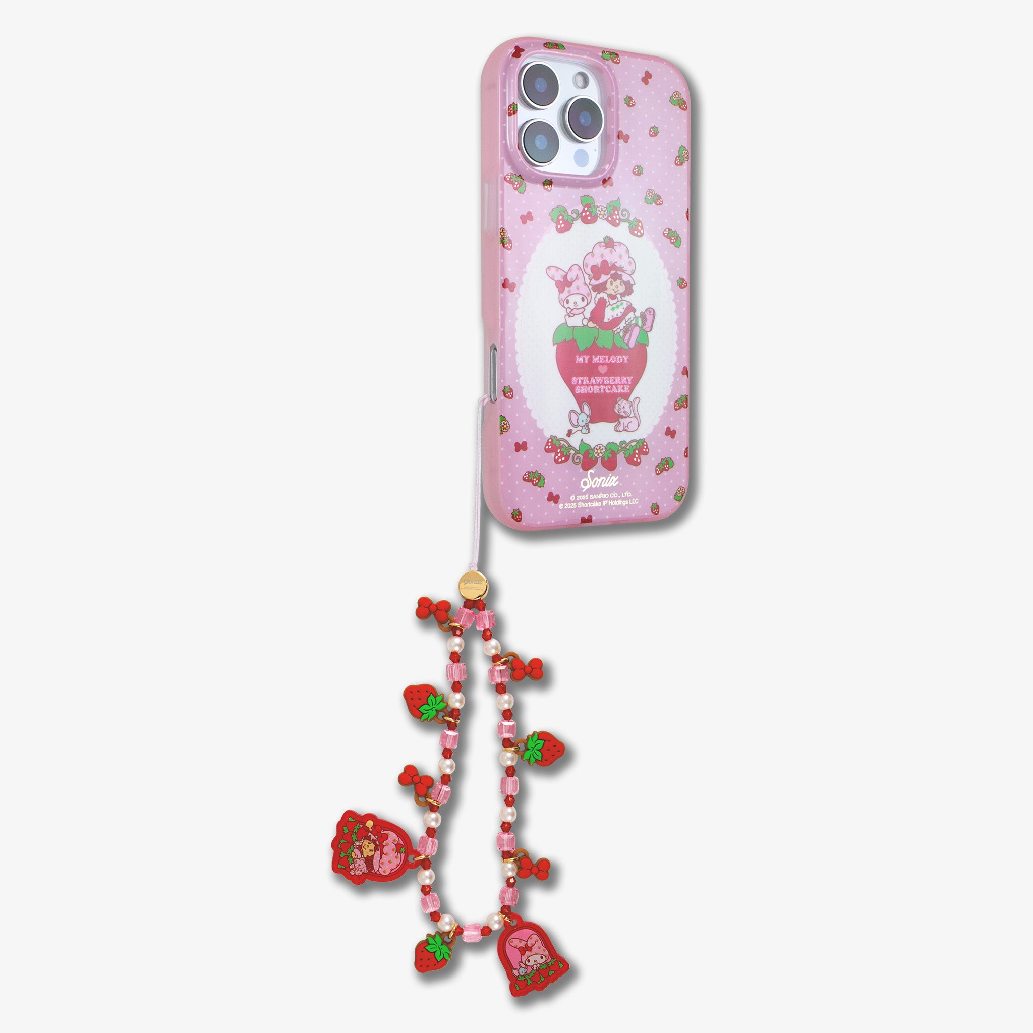 Beaded Wristlet with Charm - My Melody™ x Strawberry Shortcake™