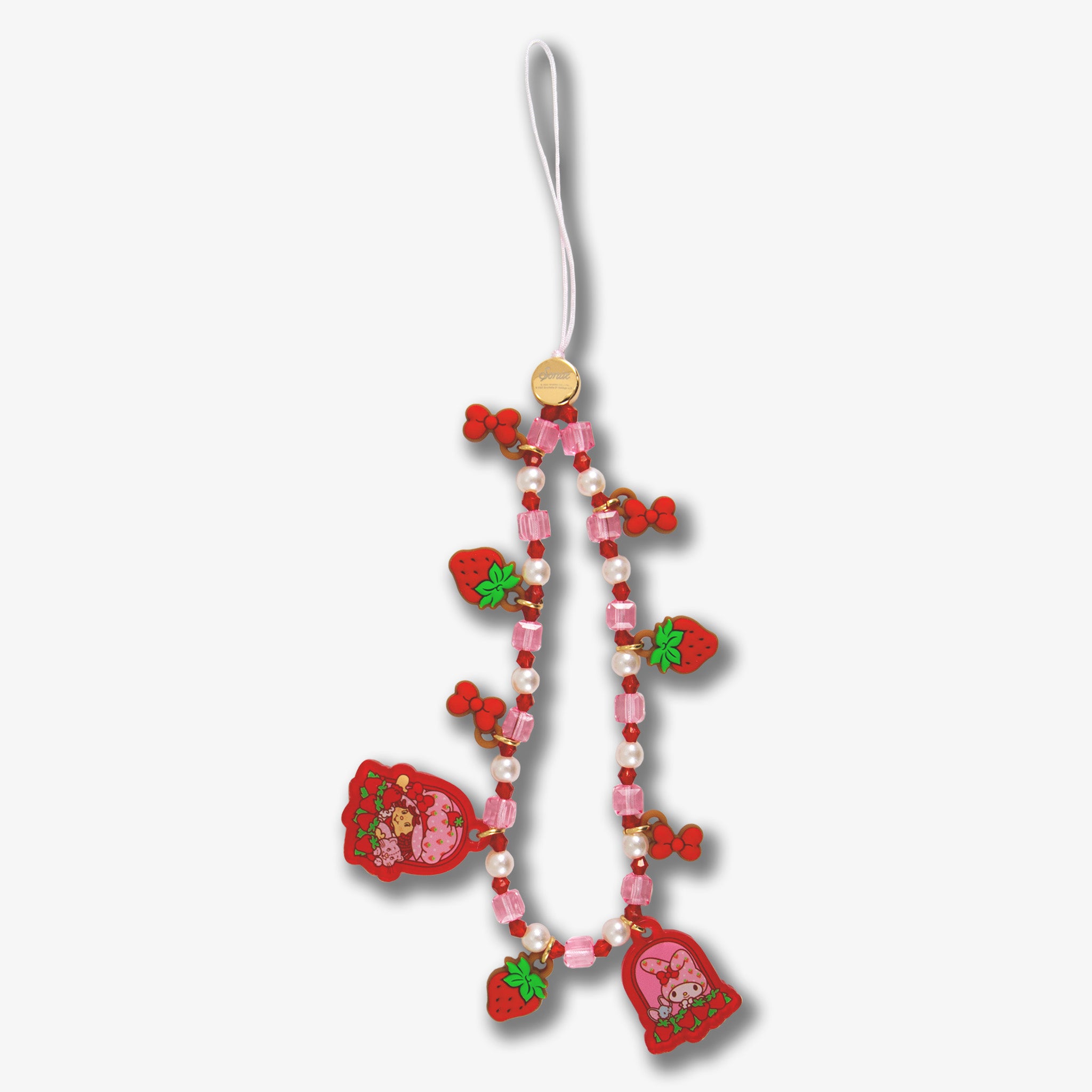 Beaded Wristlet with Charm - My Melody™ x Strawberry Shortcake™