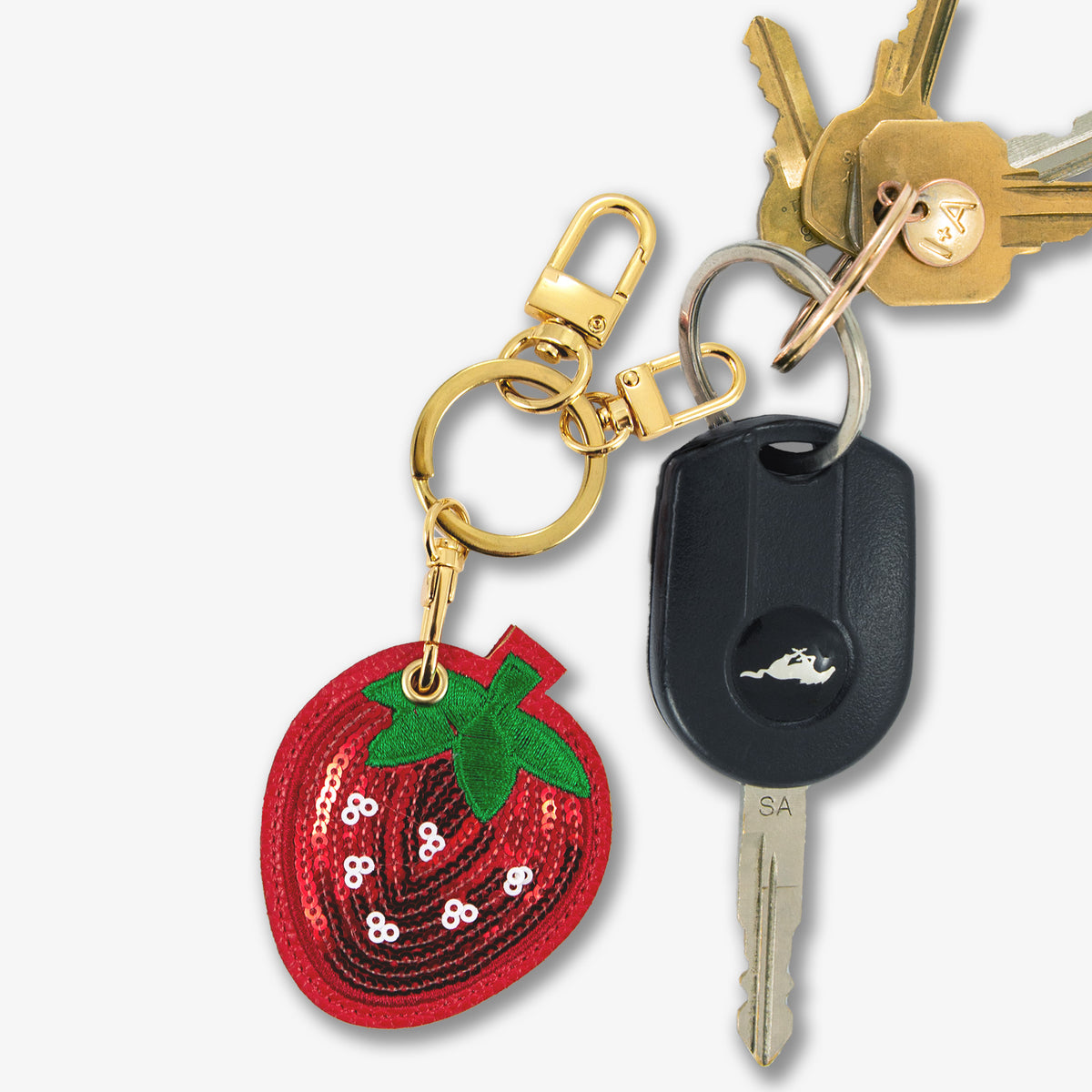 AirTag® Keychain - Strawberry