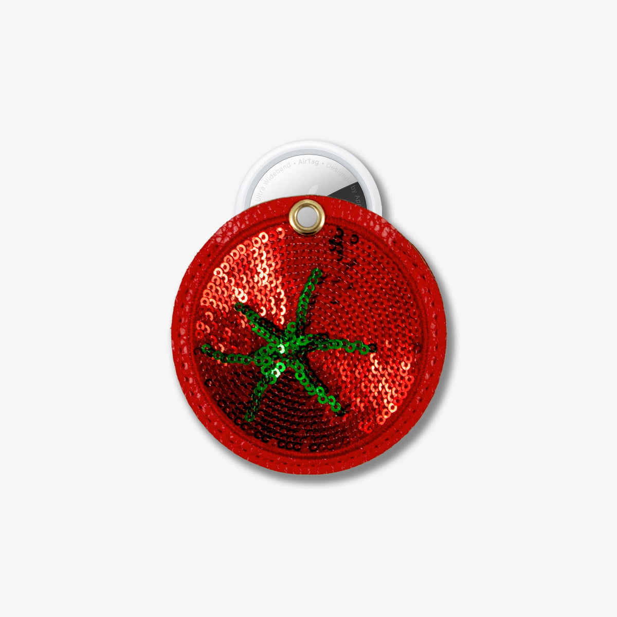 Smart Tracker Keychain - Tomato