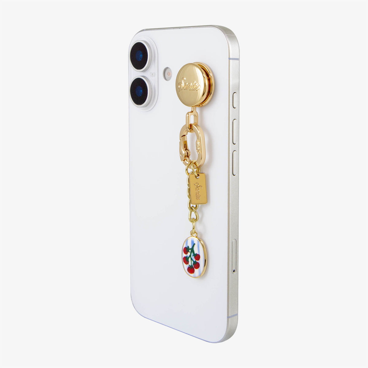 Adhesive Phone Hooks with Charms - Tomatoes