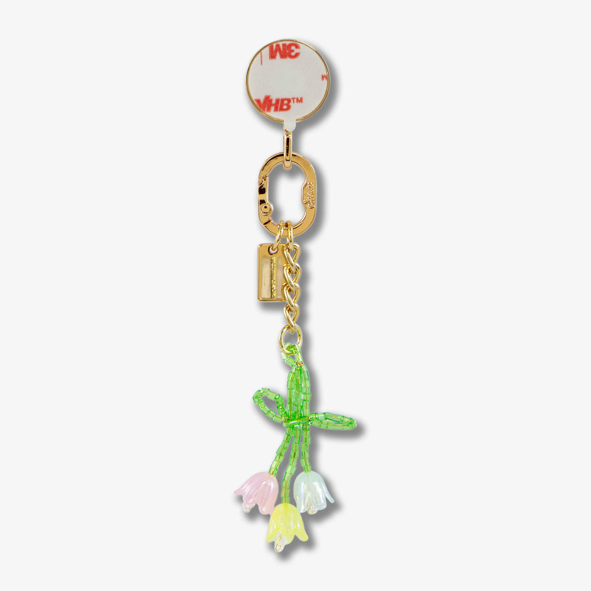 Adhesive Phone Hooks with Charms - Tulips