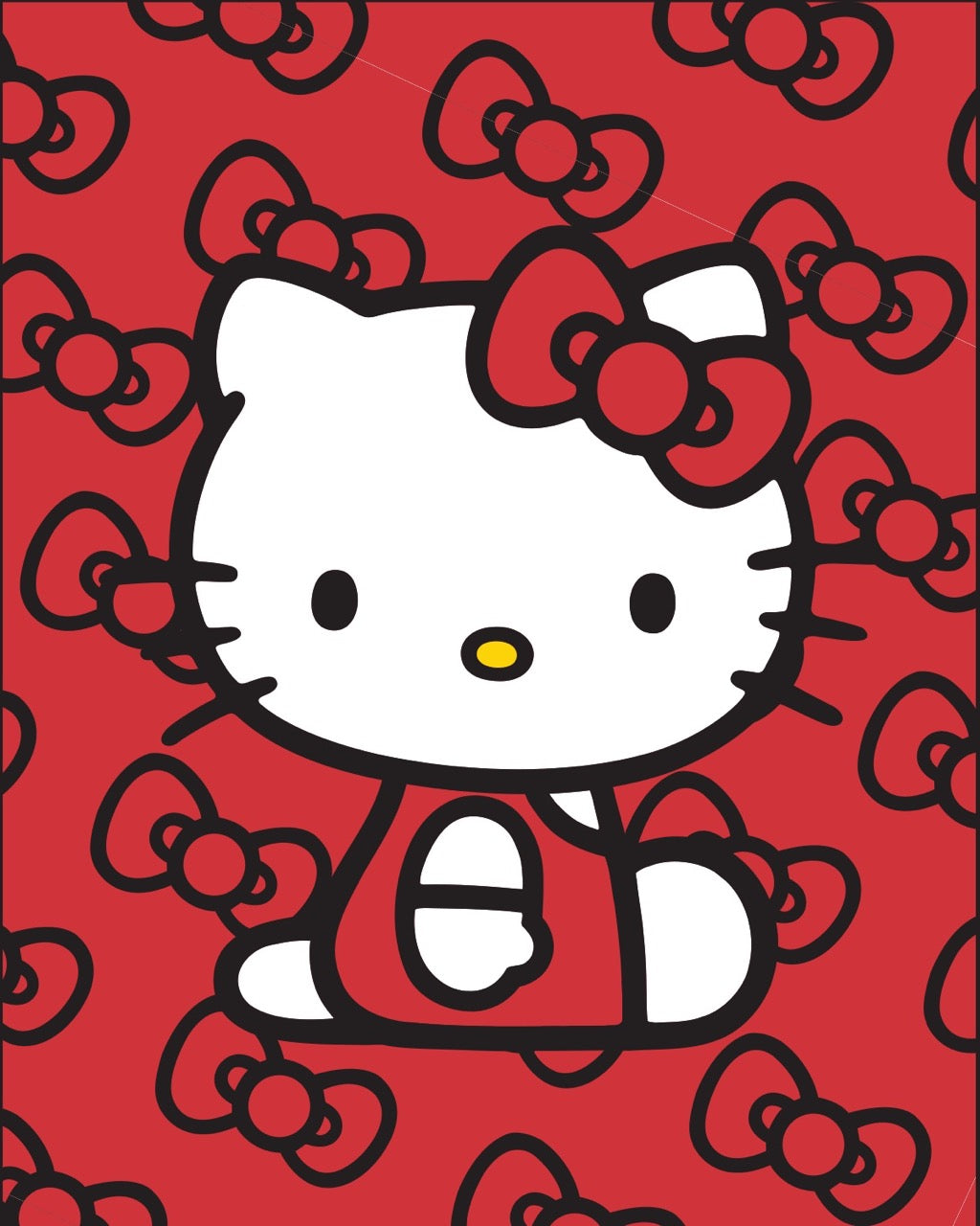 Hello Kitty Face Red