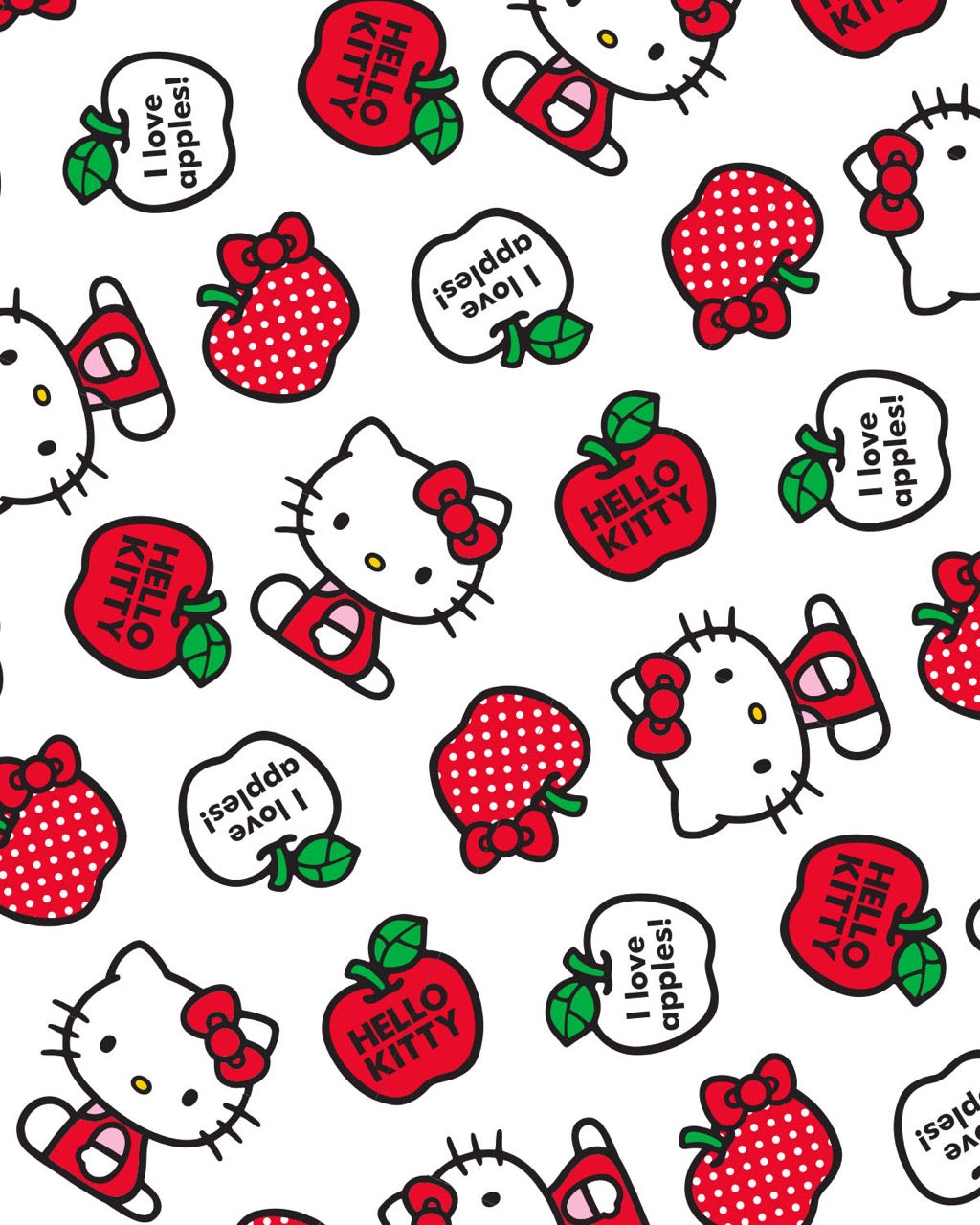 Hello Kitty Face Background