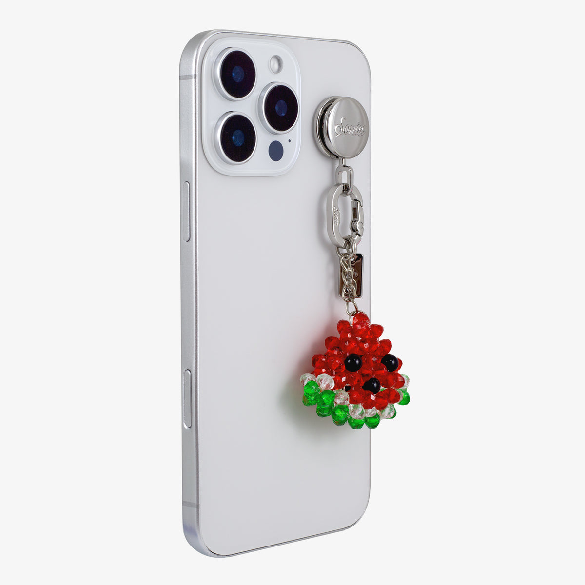 Adhesive Phone Hooks with Charms - Watermelon
