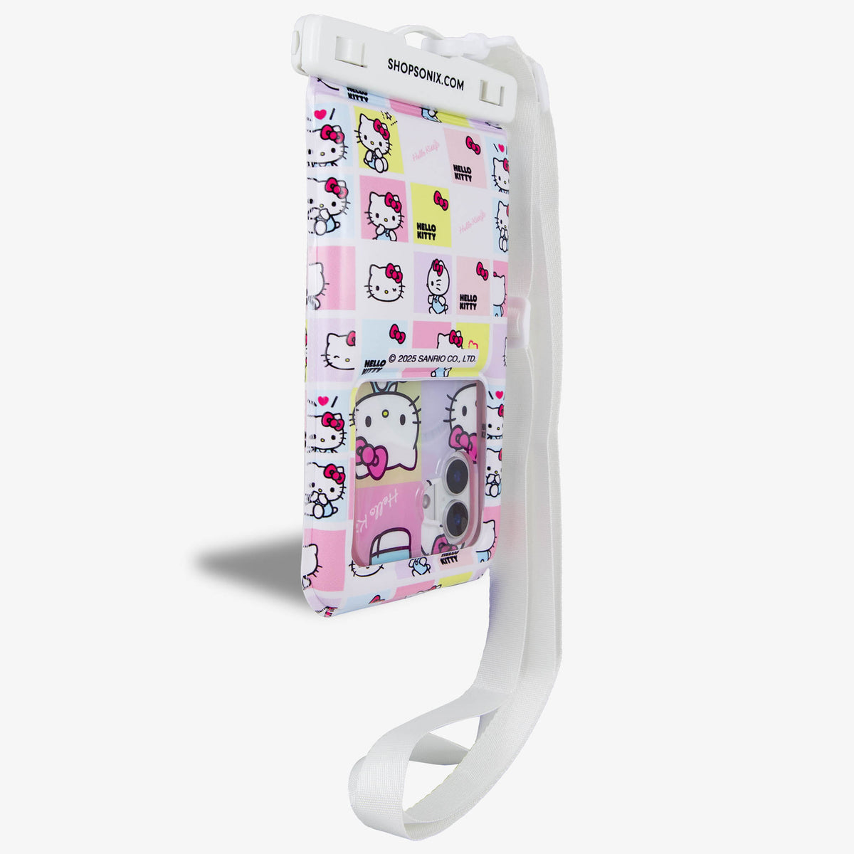 Sonix x Sanrio® Waterproof Phone Pouch - Hello Kitty® Grid