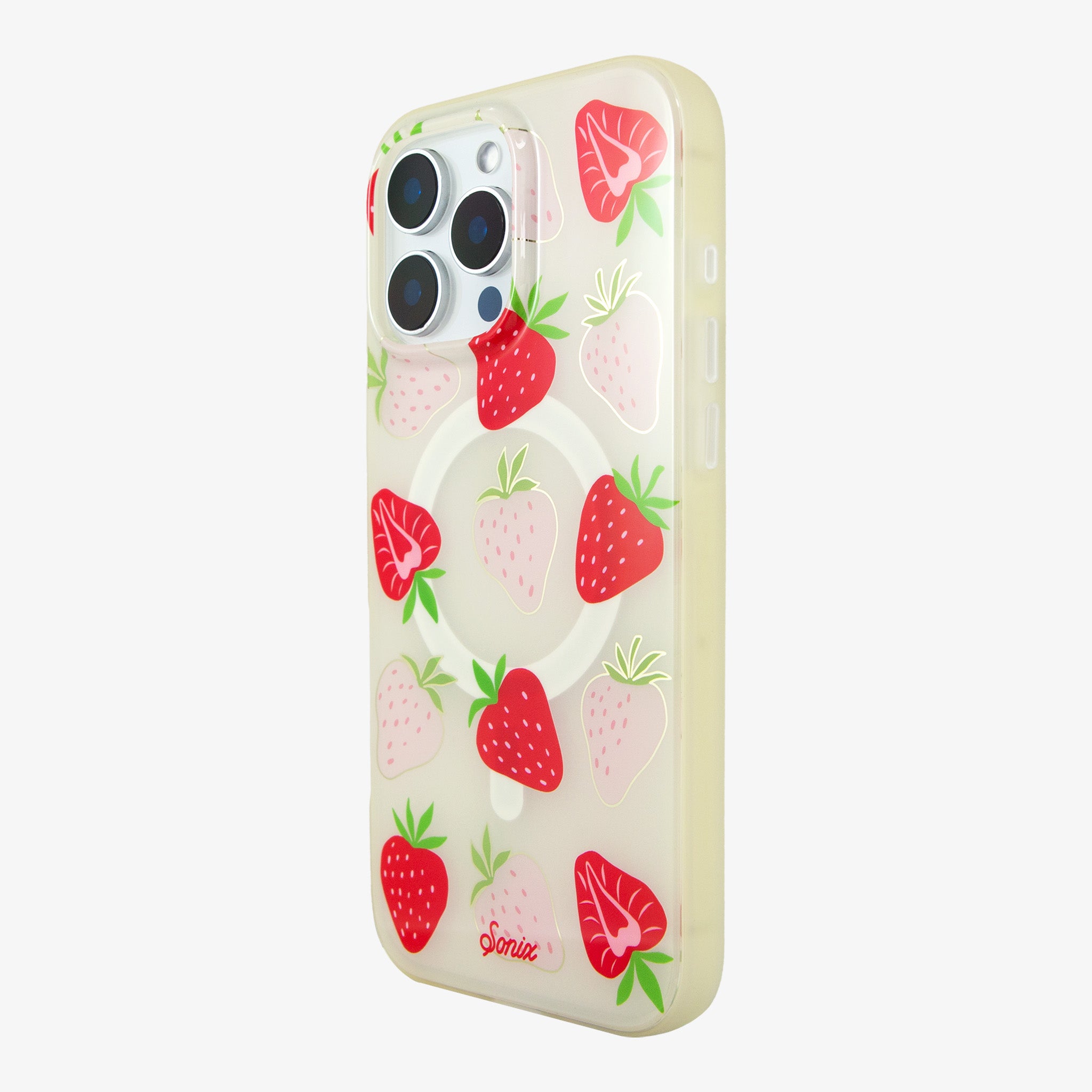 Wild Strawberries MagSafe® Compatible iPhone Case