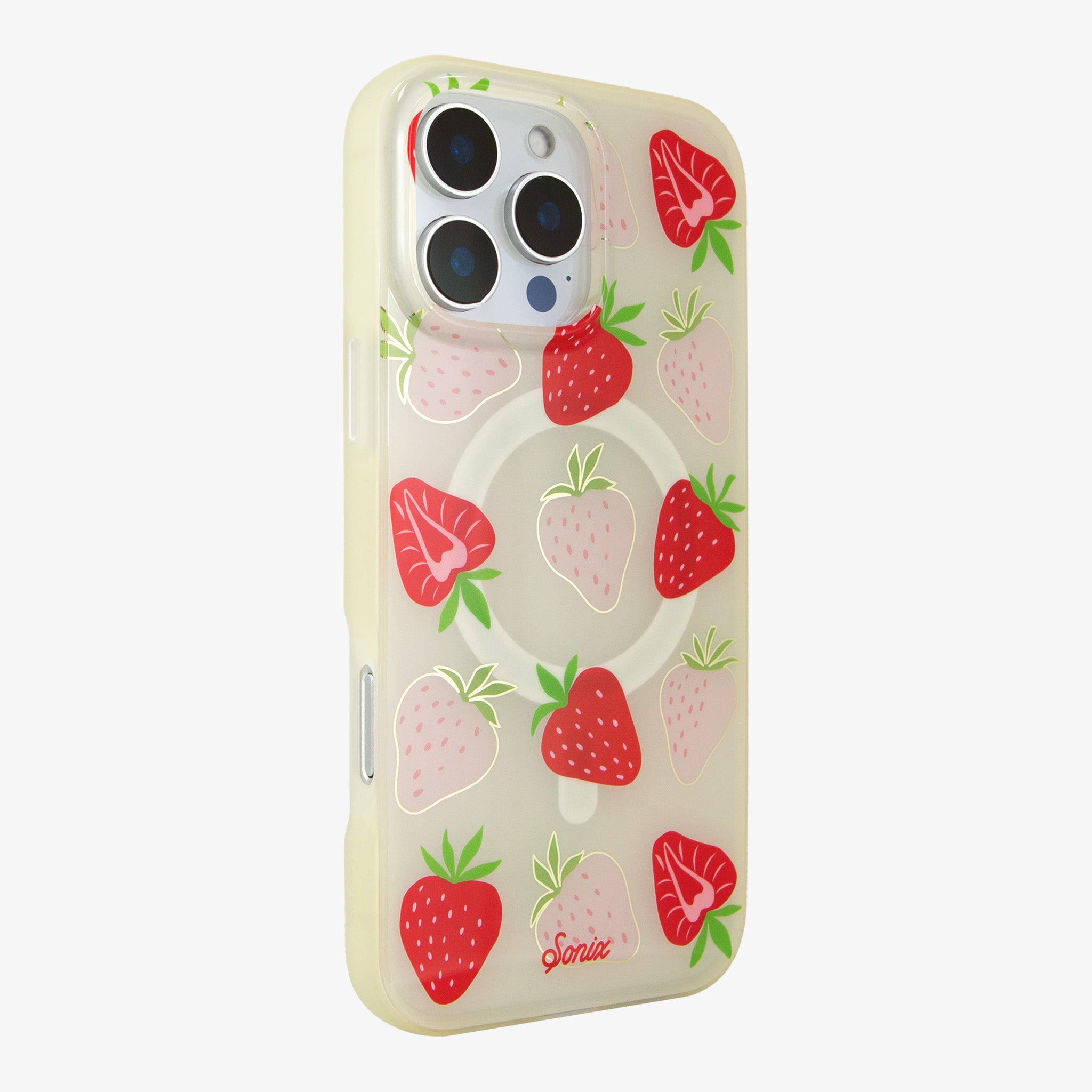 Wild Strawberries MagSafe® Compatible iPhone Case