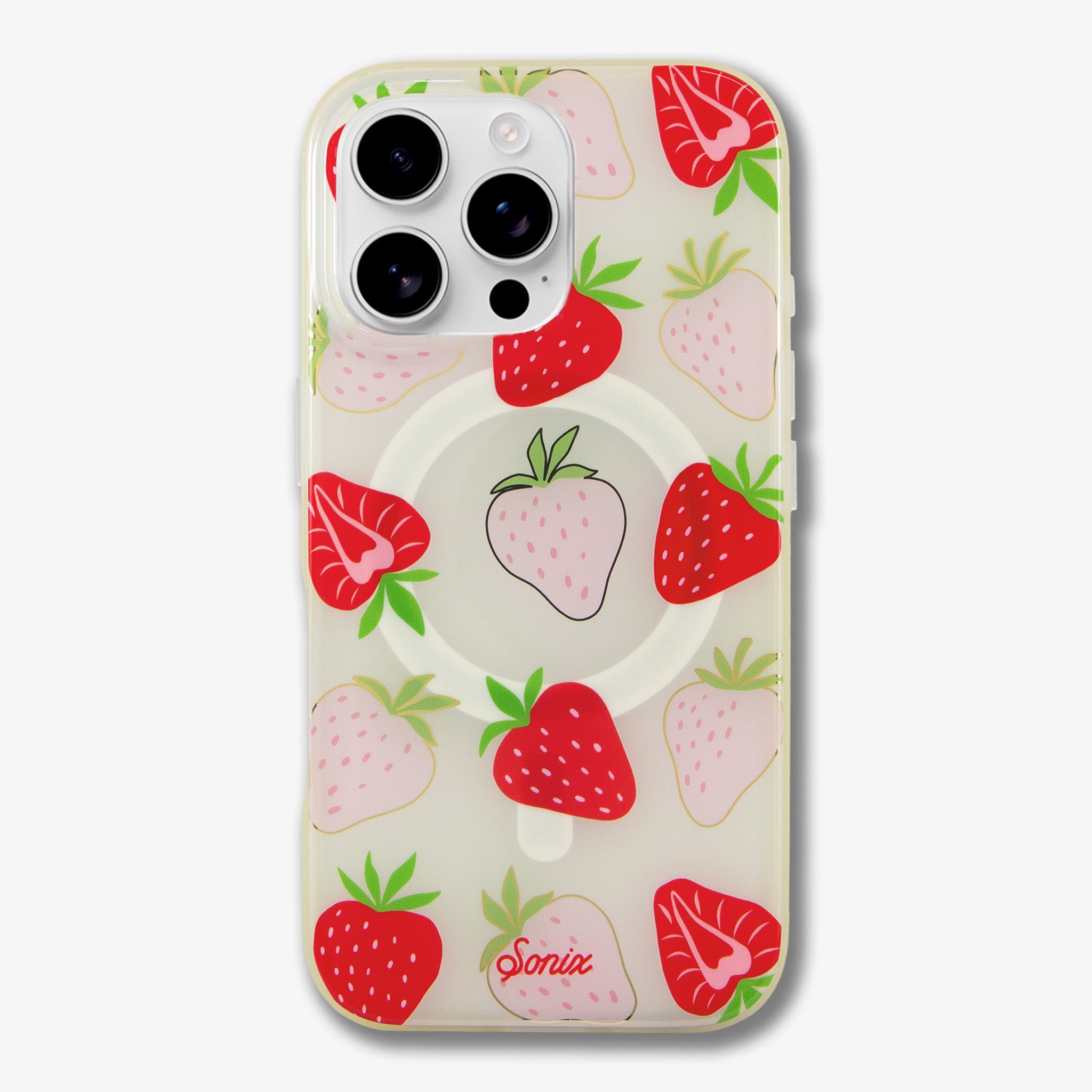 Wild Strawberries MagSafe® Compatible iPhone Case