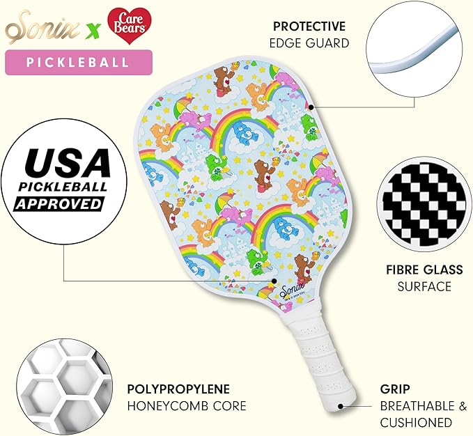 Single Pickleball Paddle - Care Bears™ Care-a-Lot